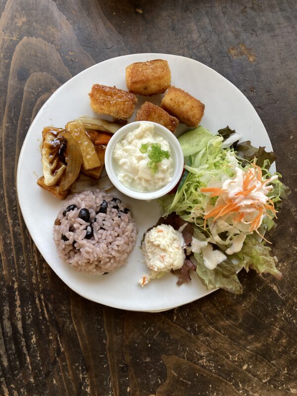 ふたば豆腐の巴ごはんランチ